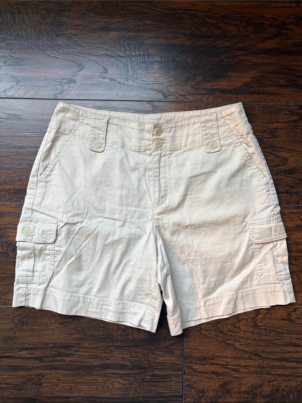 Petite Sophisticate Women's Cotton Cargo Shorts - Vintage Brand